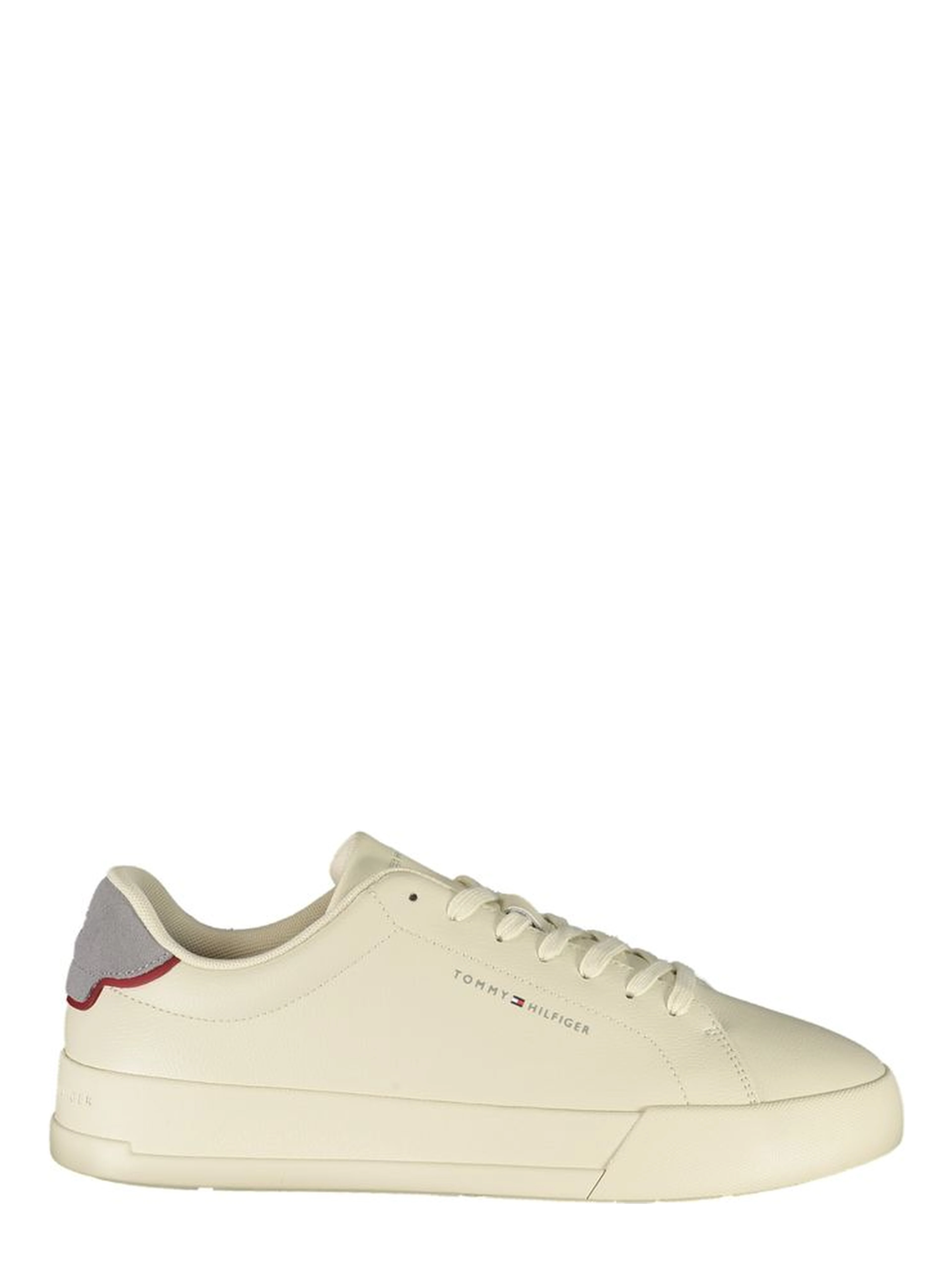 Beige Leather Men Sneaker