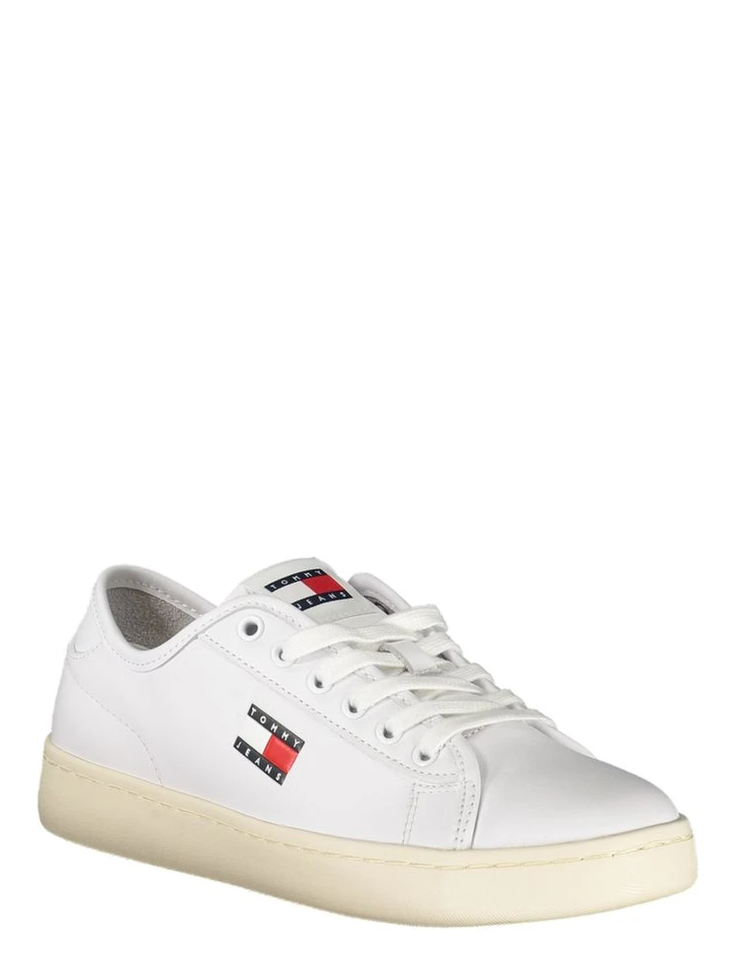 White Leather Women Sneaker