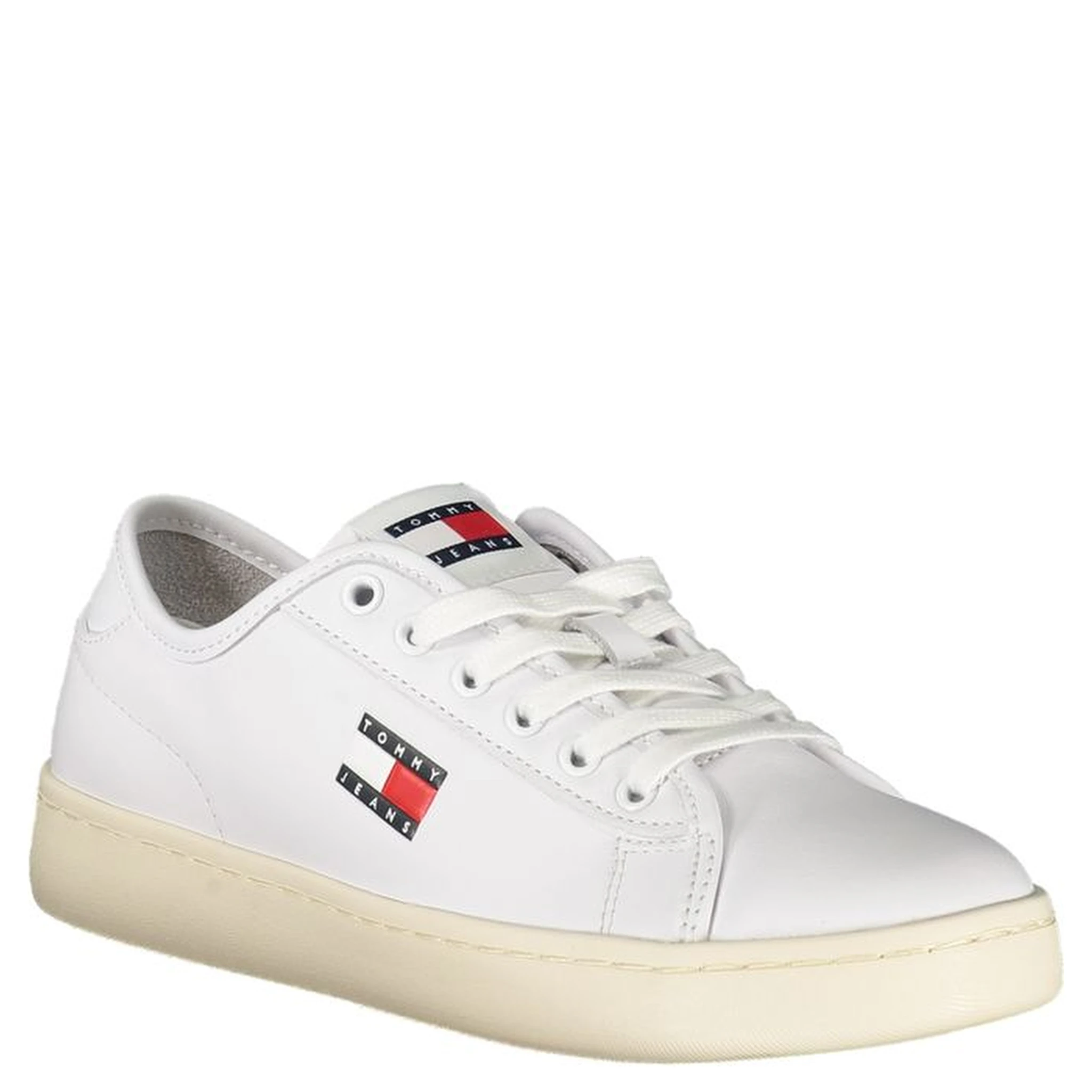 White Leather Women Sneaker