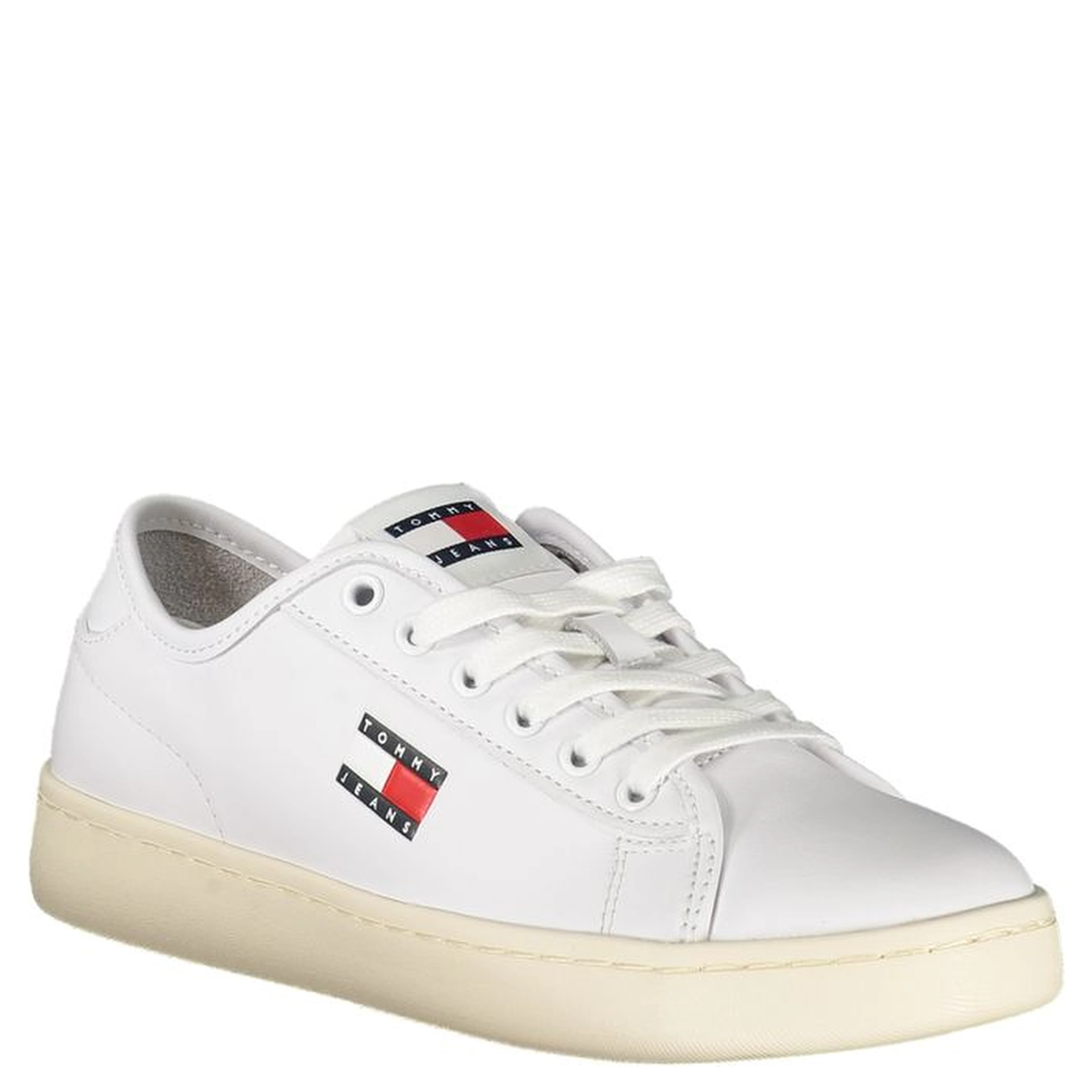 White Leather Women Sneaker