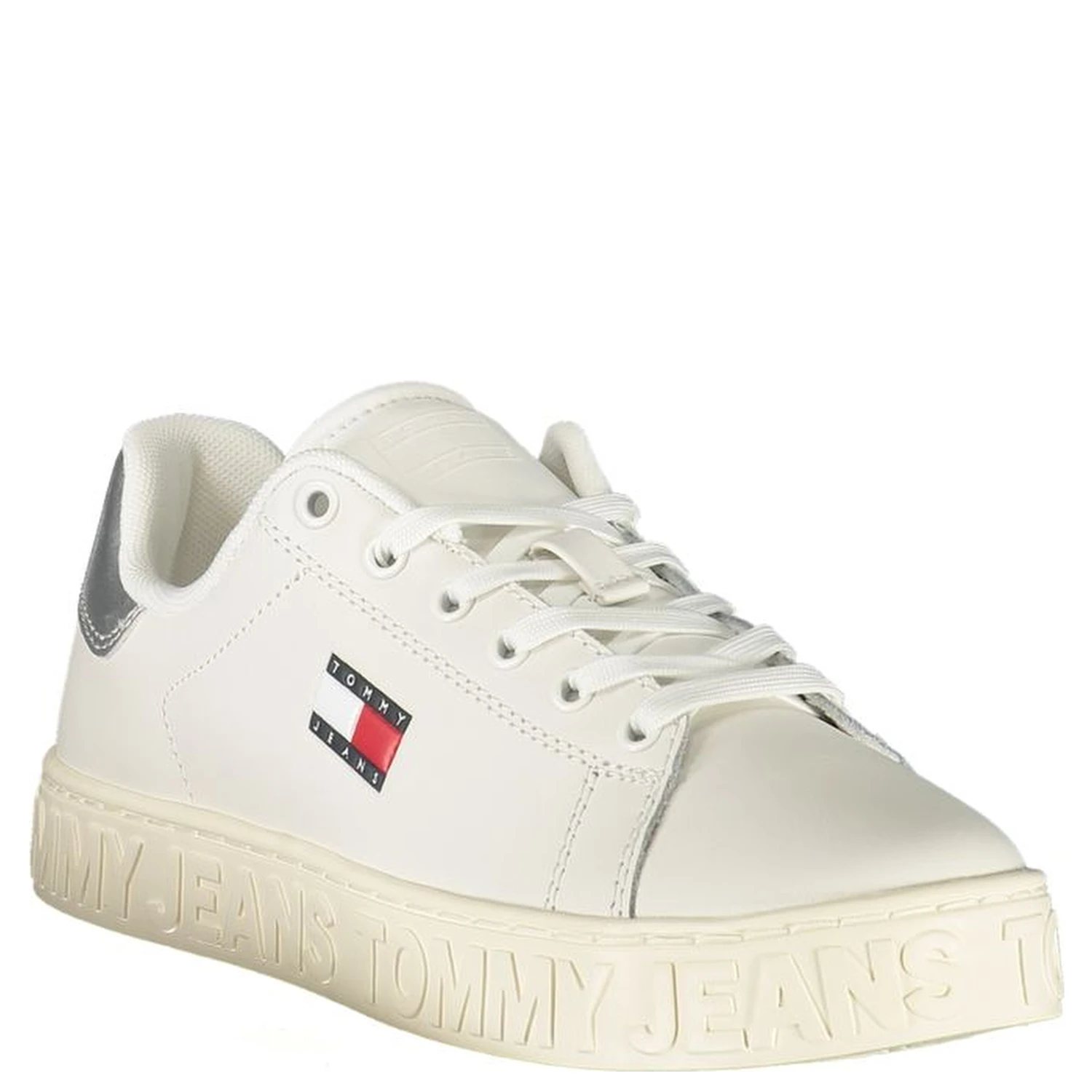 White Leather Women Sneaker