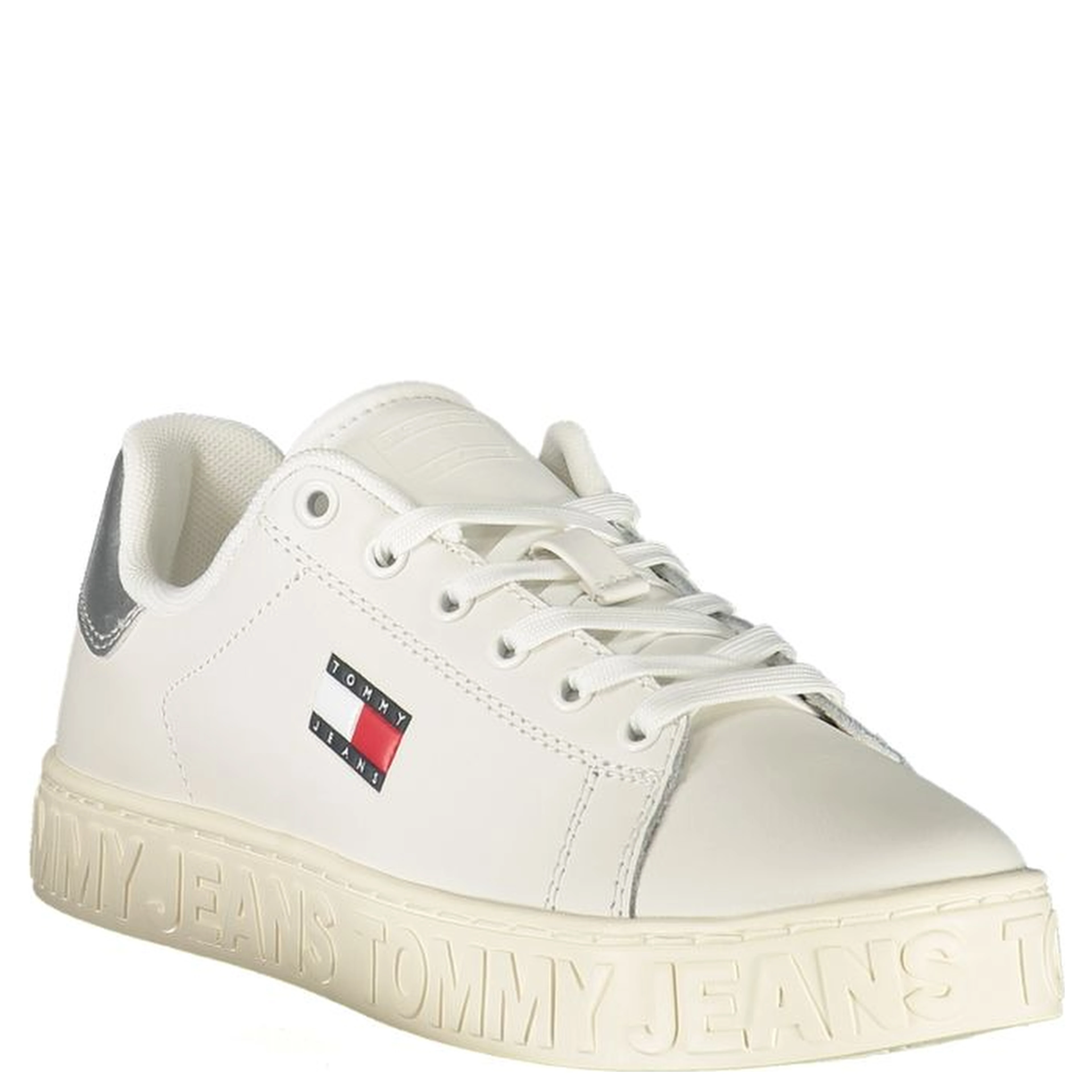 White Leather Women Sneaker