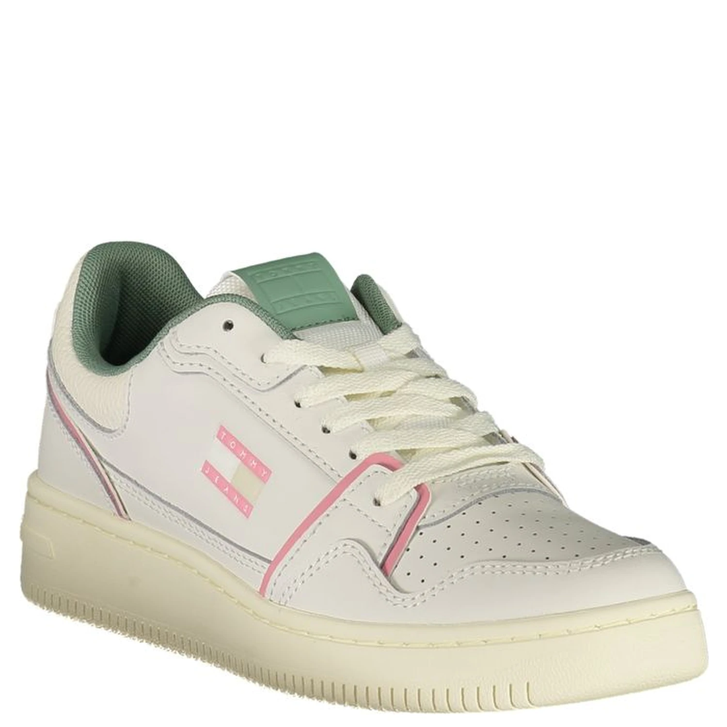 White Leather Women Sneaker