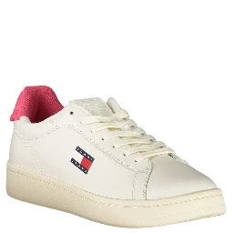 White Leather Women Sneaker