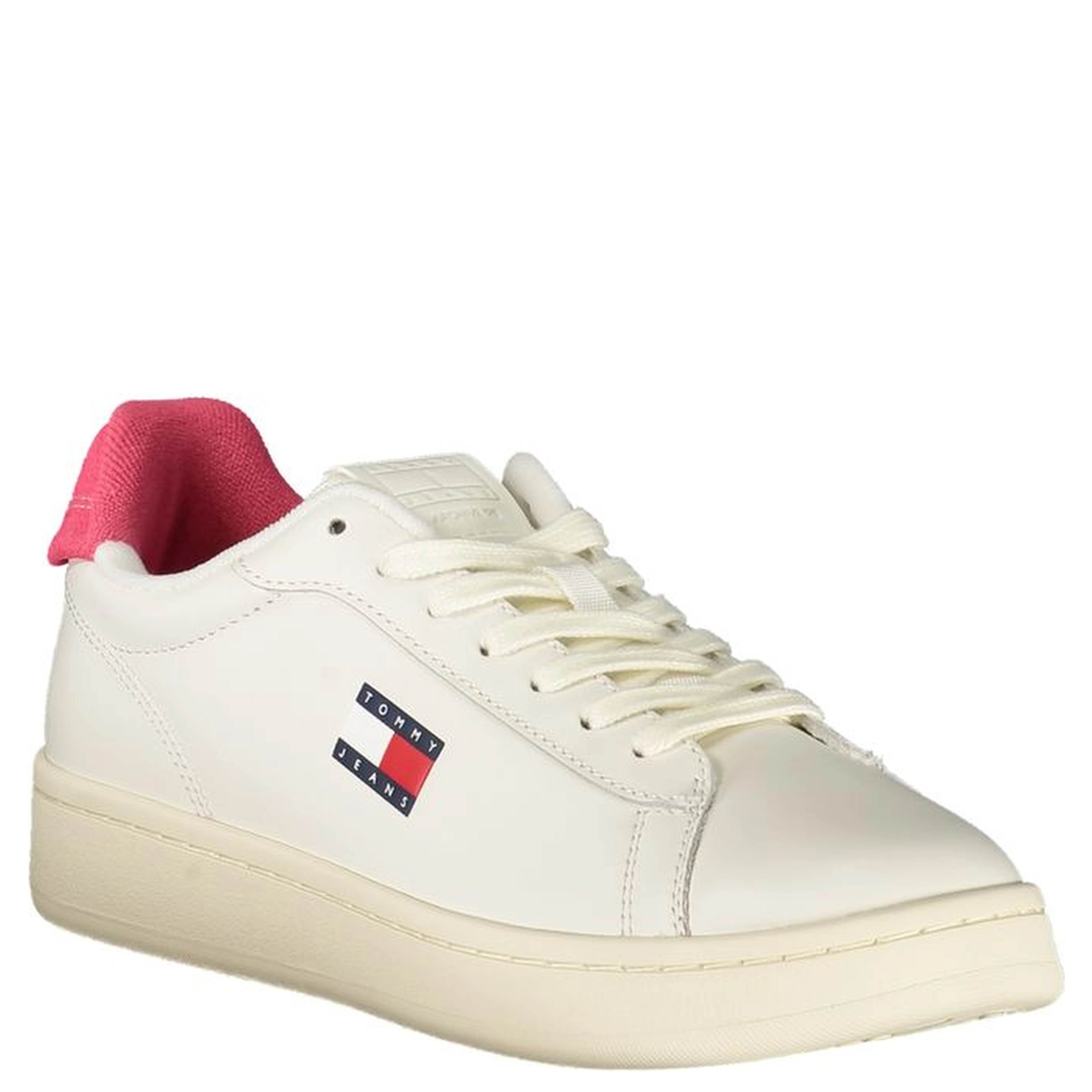 White Leather Women Sneaker