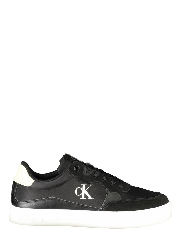 Black Leather Men Sneaker