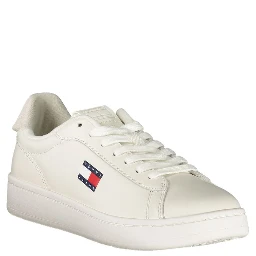 White Leather Women Sneaker