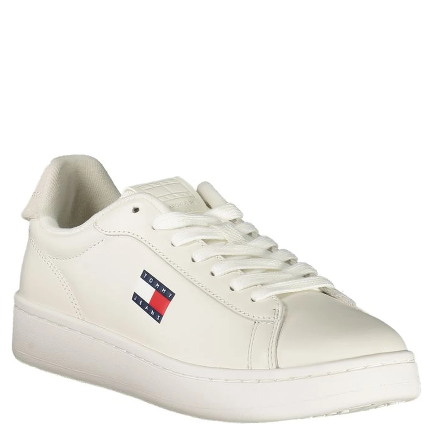 White Leather Women Sneaker