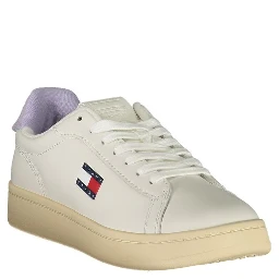 White Leather Women Sneaker