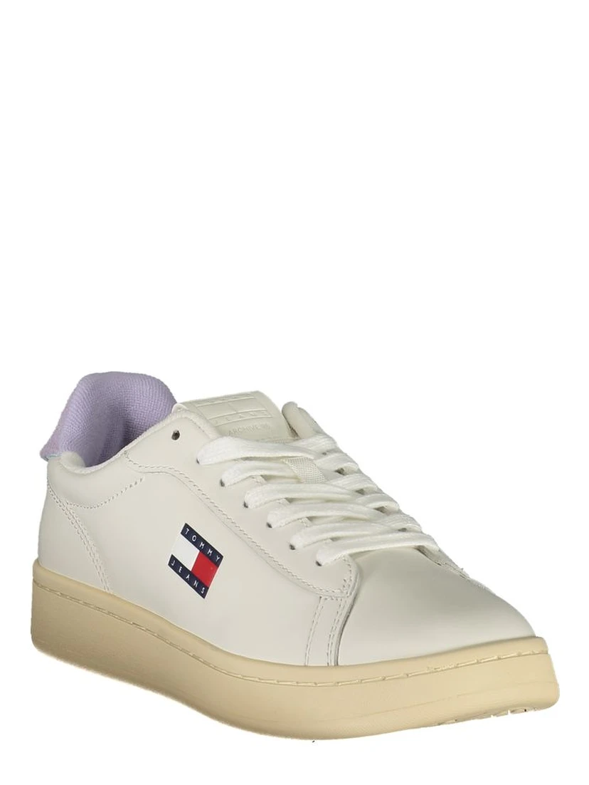 White Leather Women Sneaker