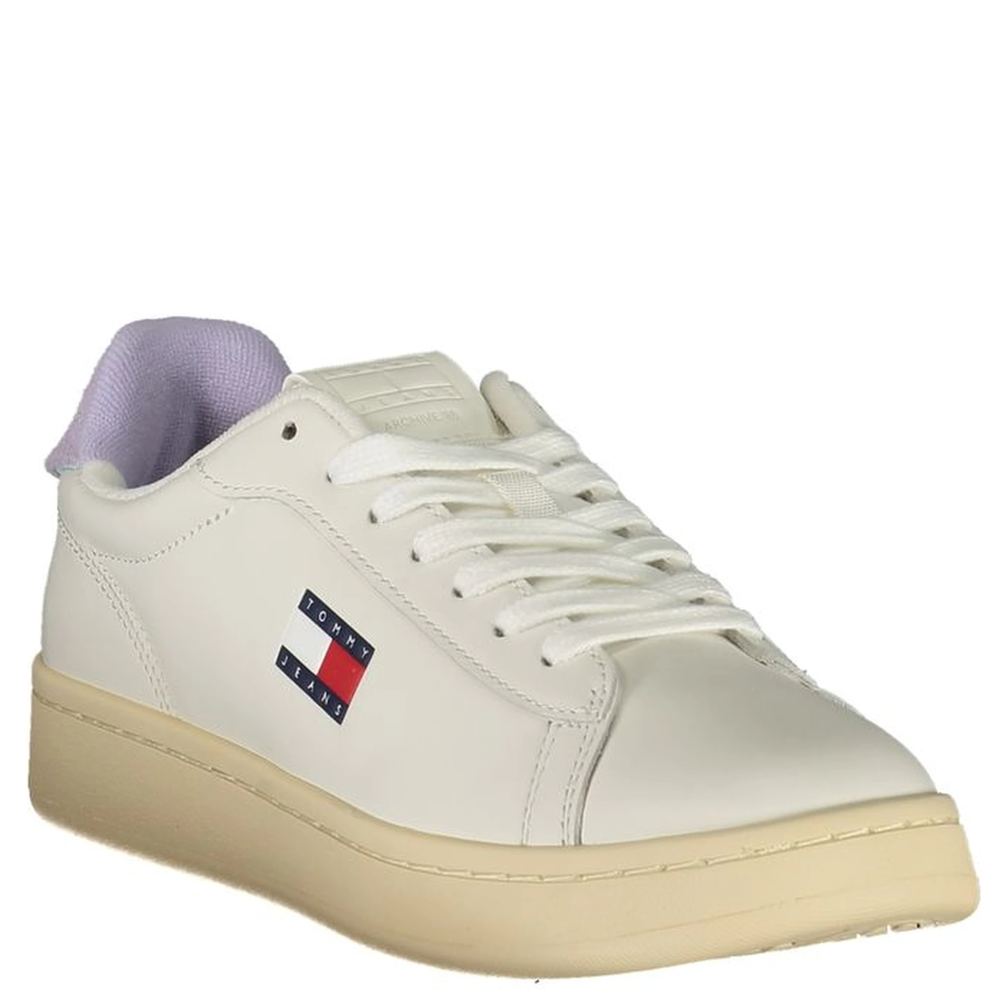 White Leather Women Sneaker