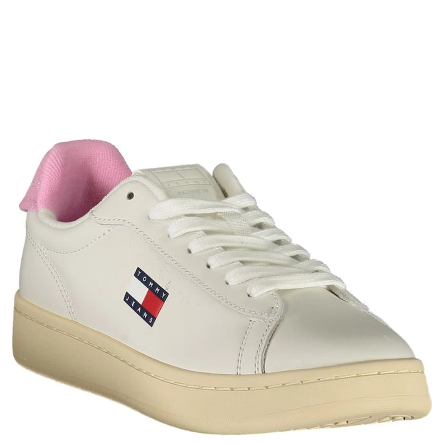 White Leather Women Sneaker