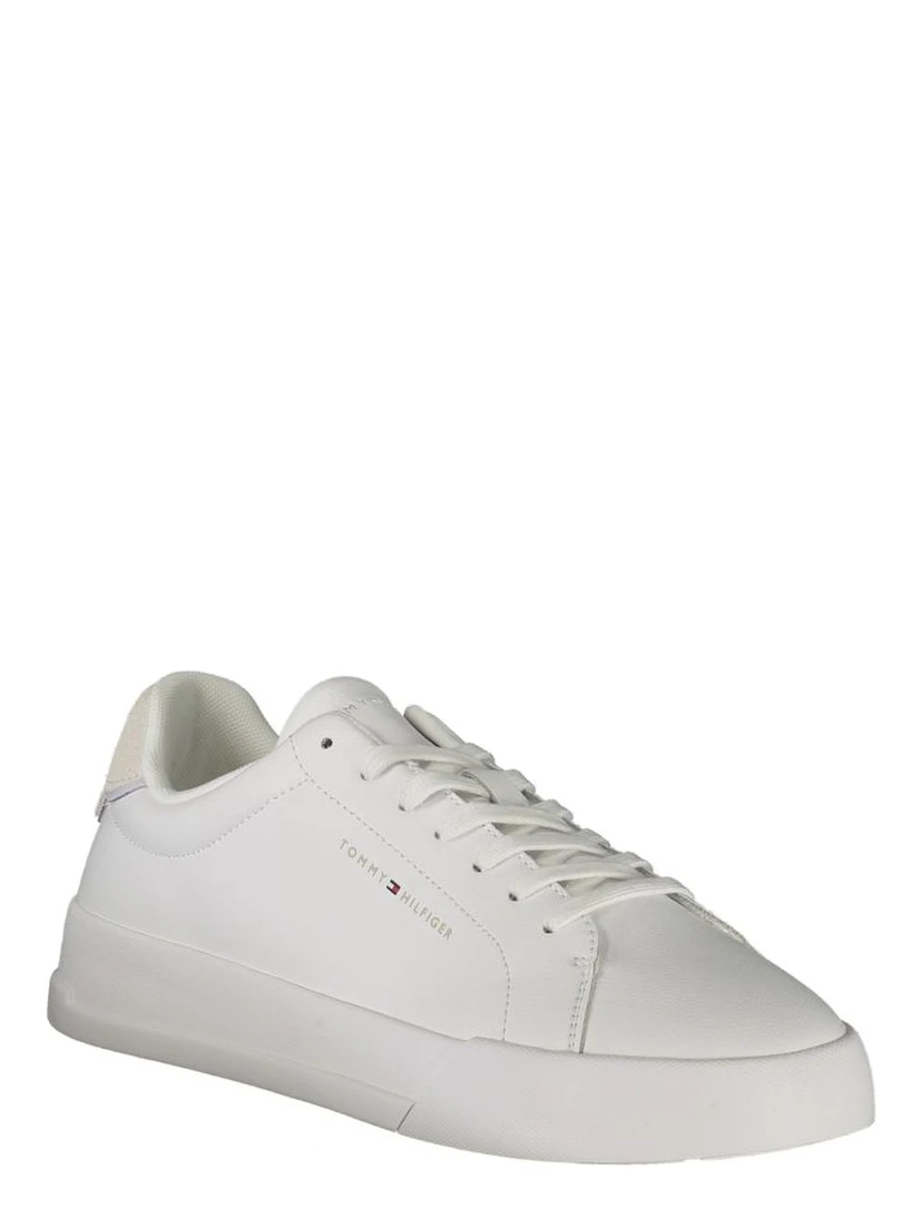 White Leather Men Sneaker