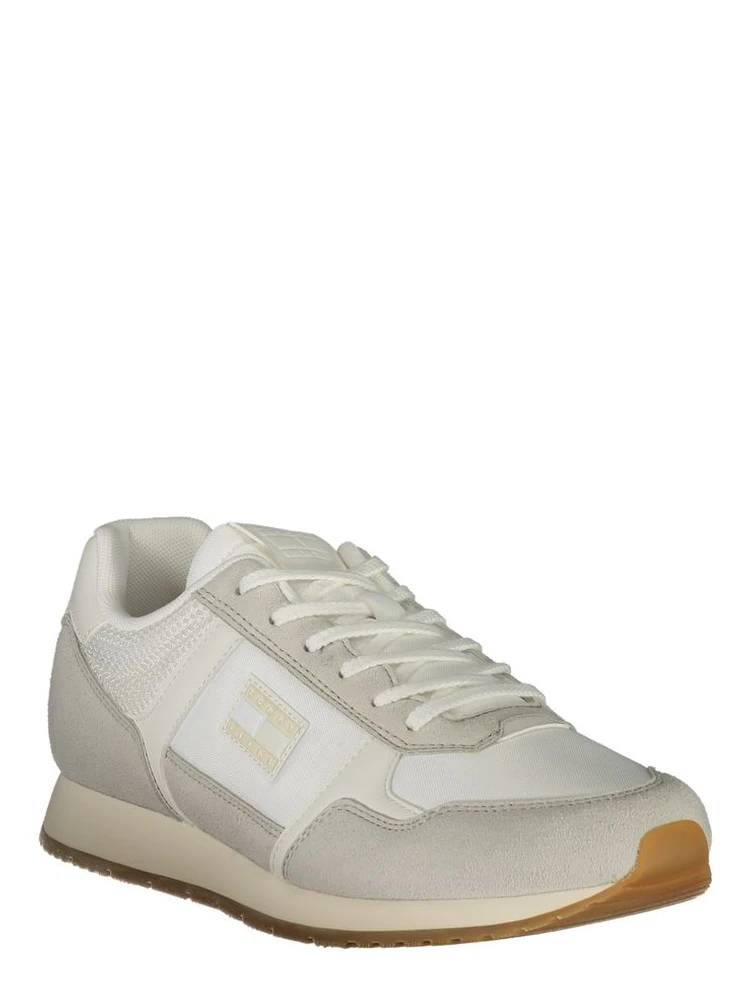 White Polyester Men Sneaker alternative