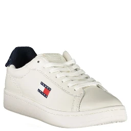 White Leather Women Sneaker