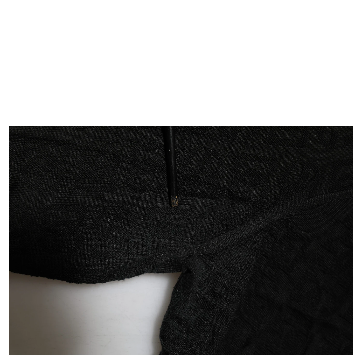 Black Silk Jacquard DG Polo Shirt T-shirt