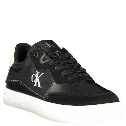Black Leather Men Sneaker