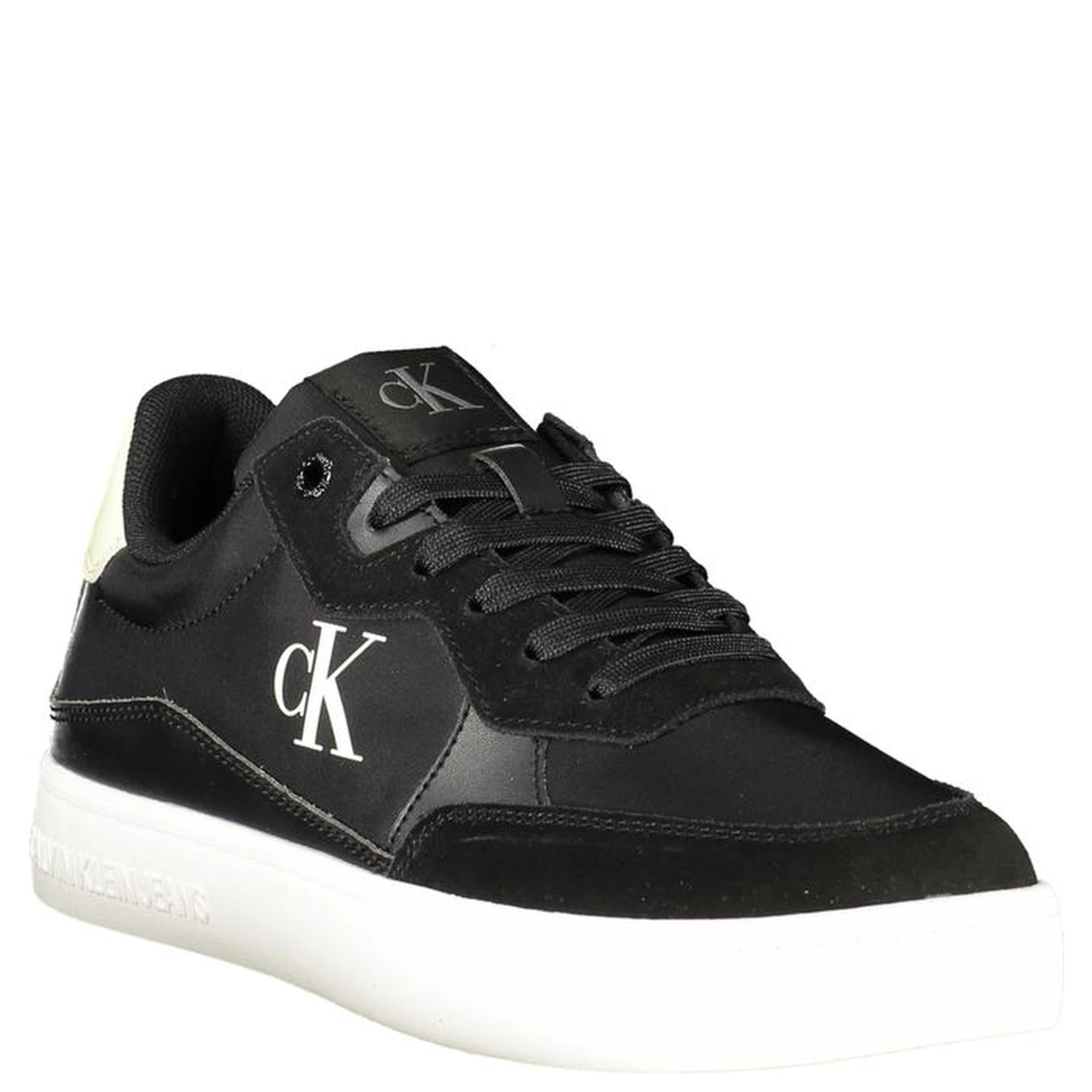 Black Leather Men Sneaker