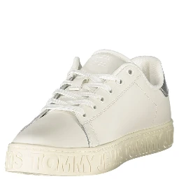 White Leather Women Sneaker