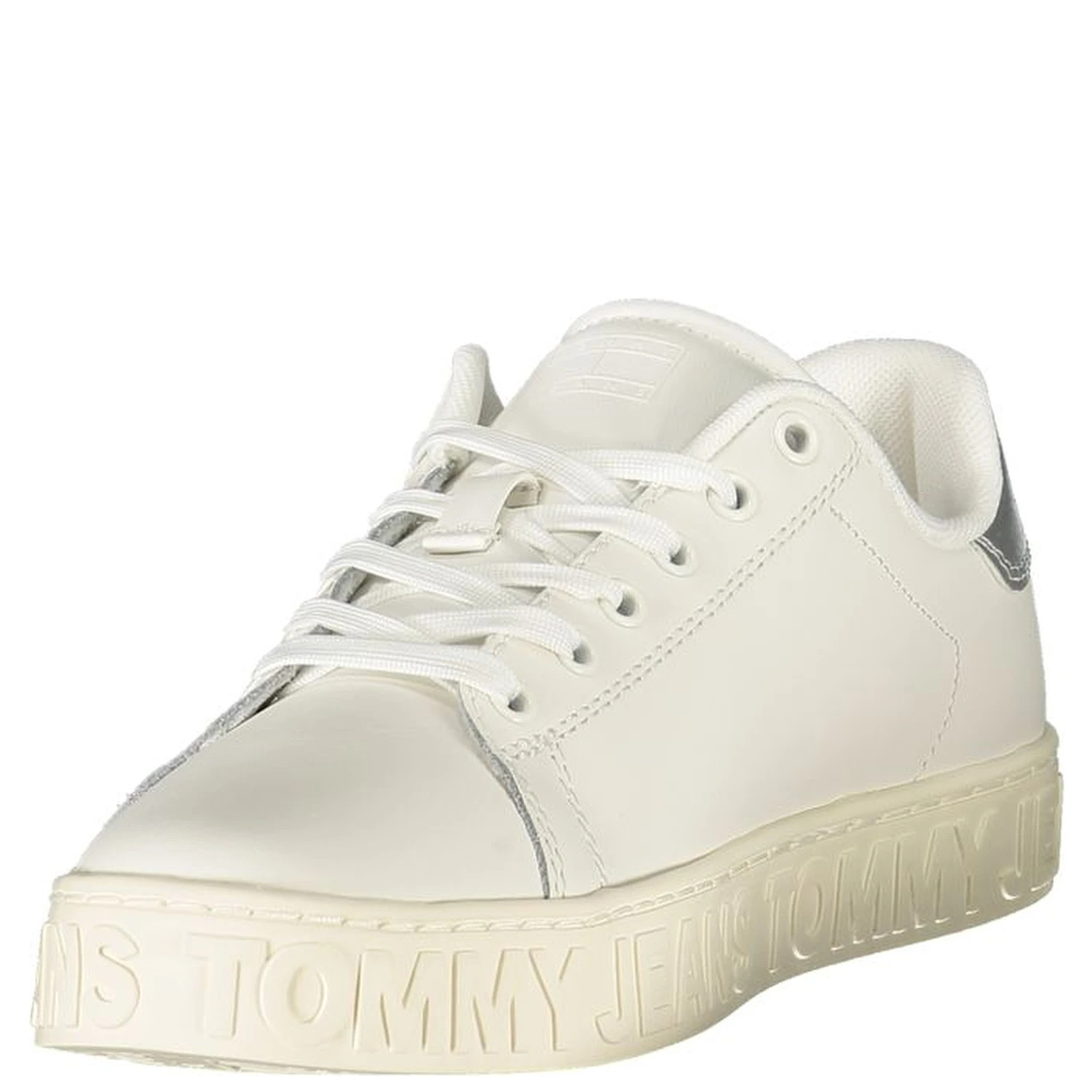 White Leather Women Sneaker