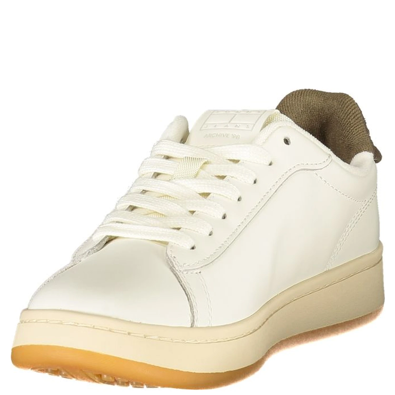 White Leather Women Sneaker