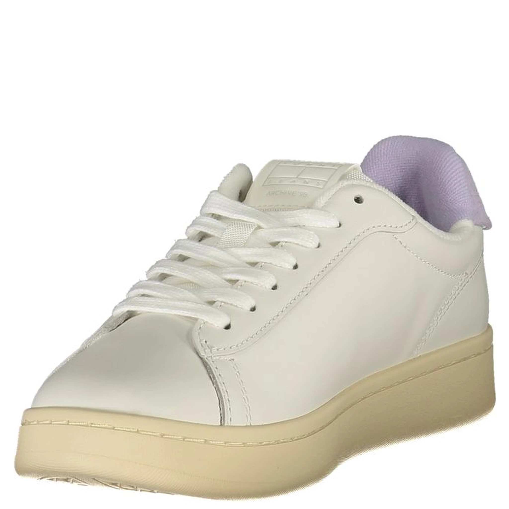 White Leather Women Sneaker