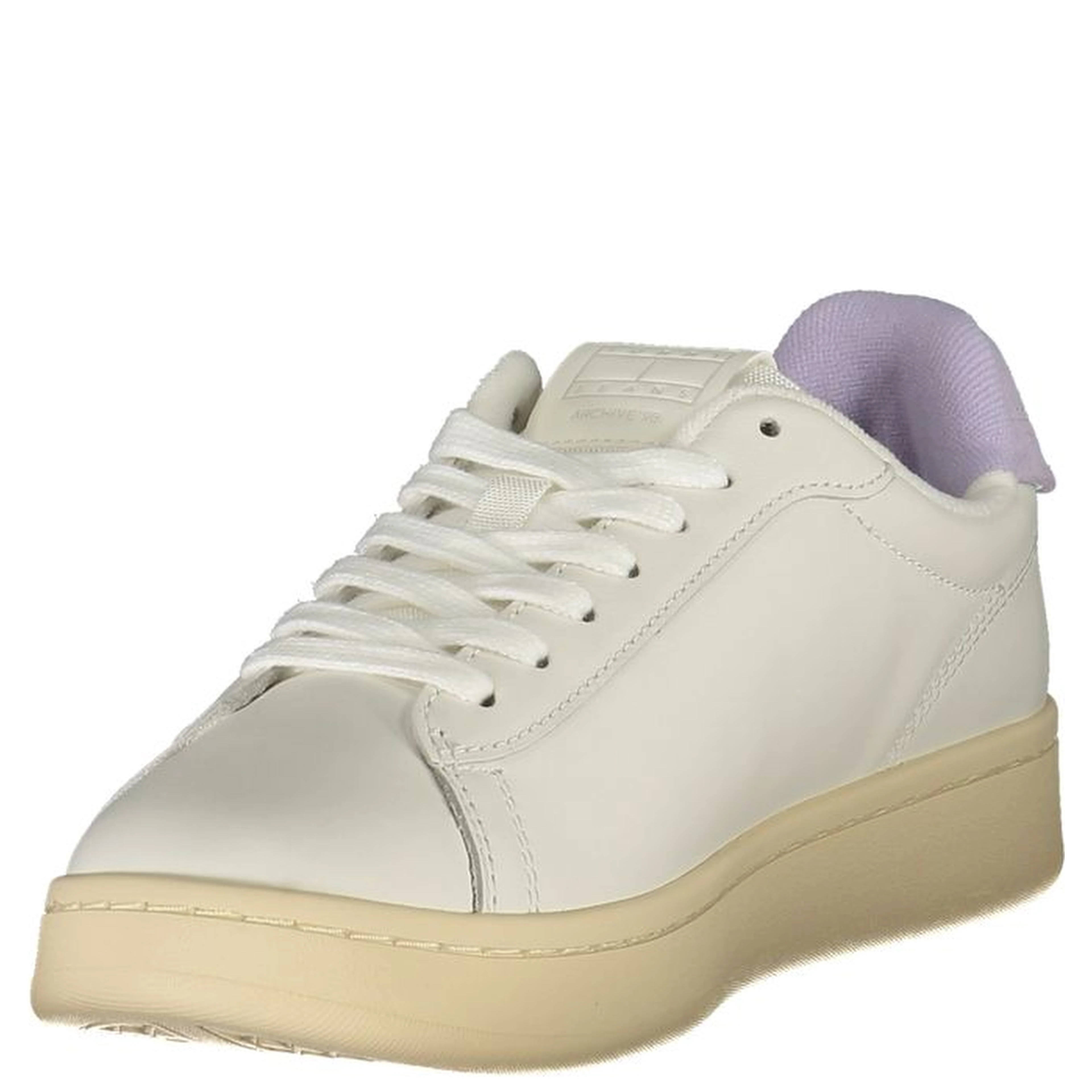 White Leather Women Sneaker