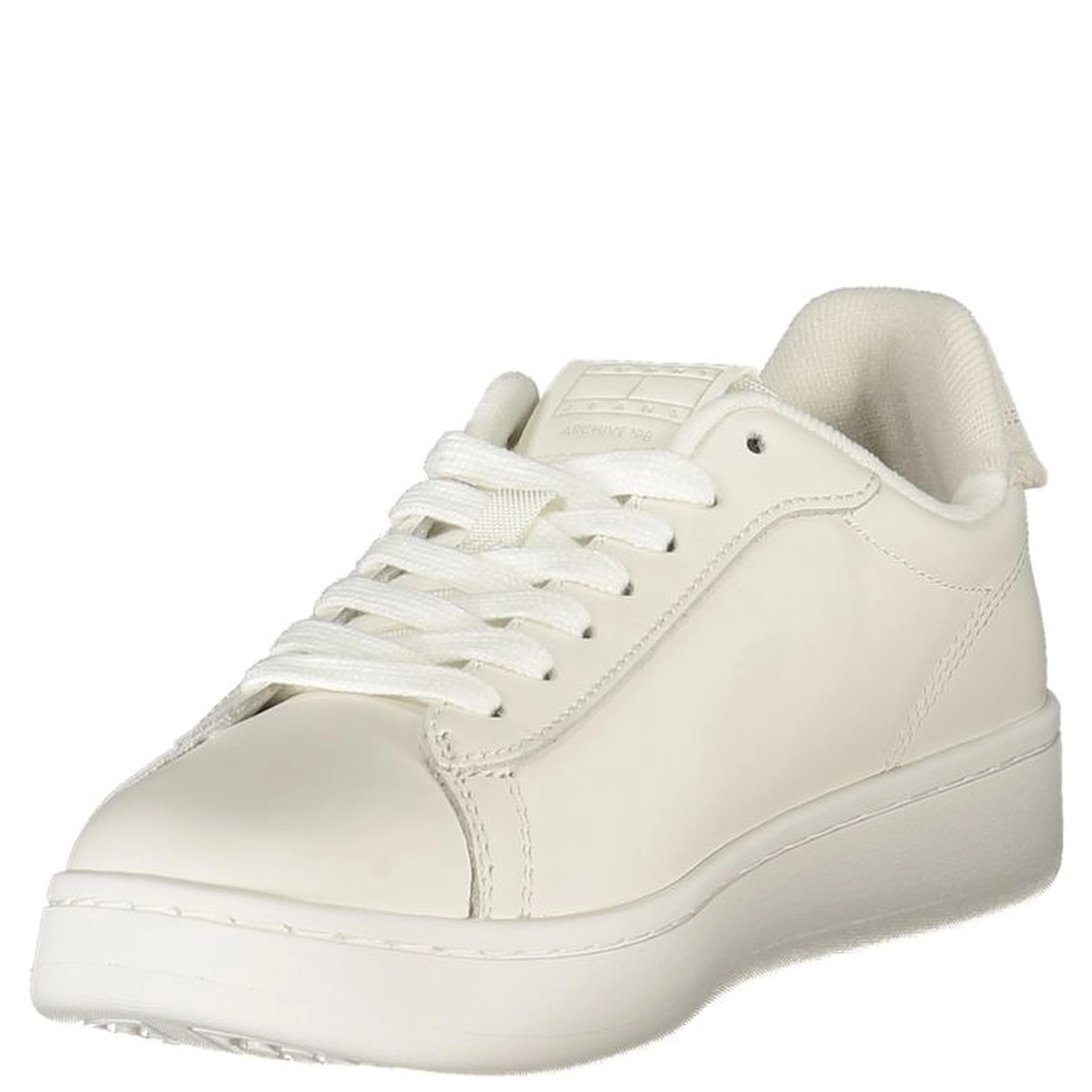 White Leather Women Sneaker