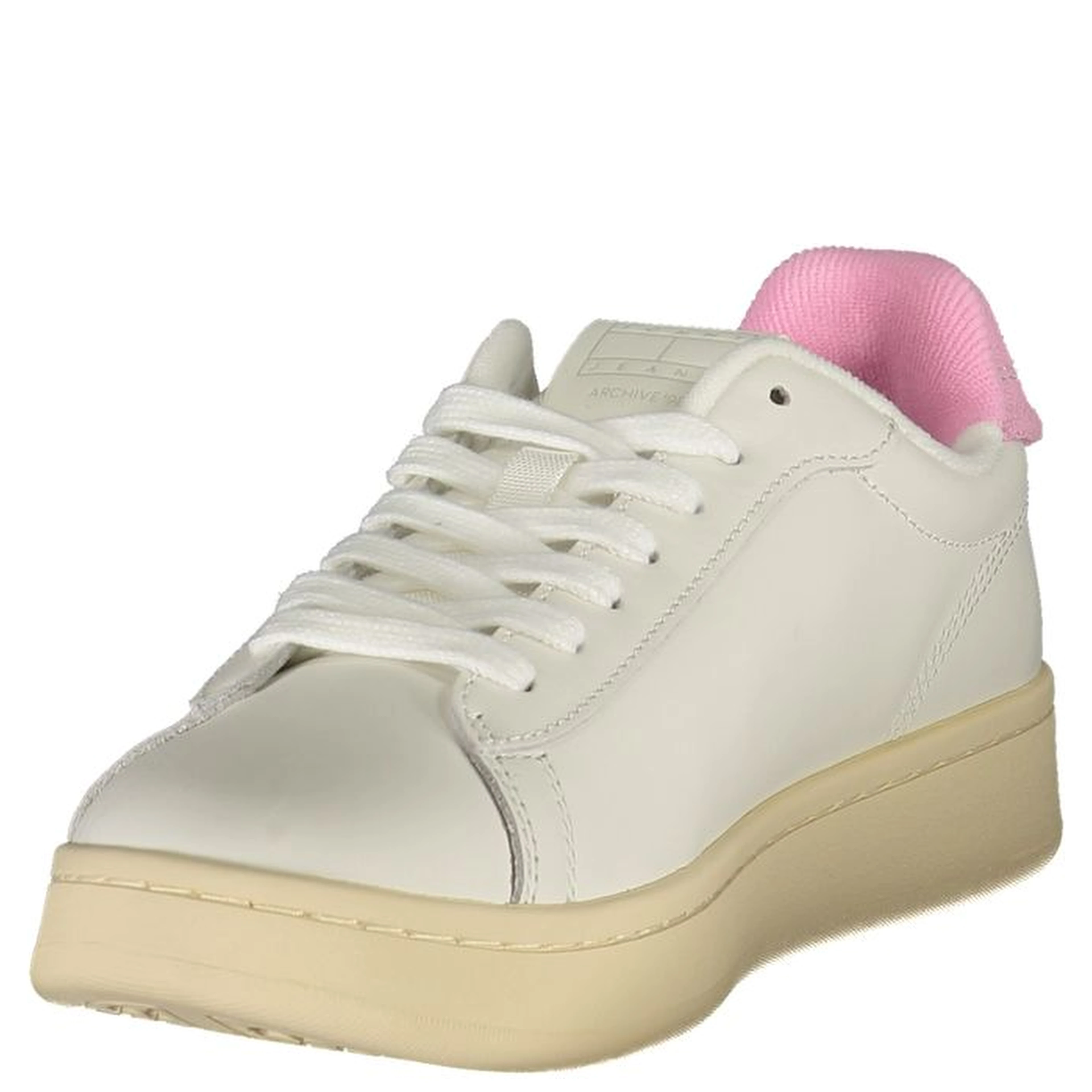 White Leather Women Sneaker