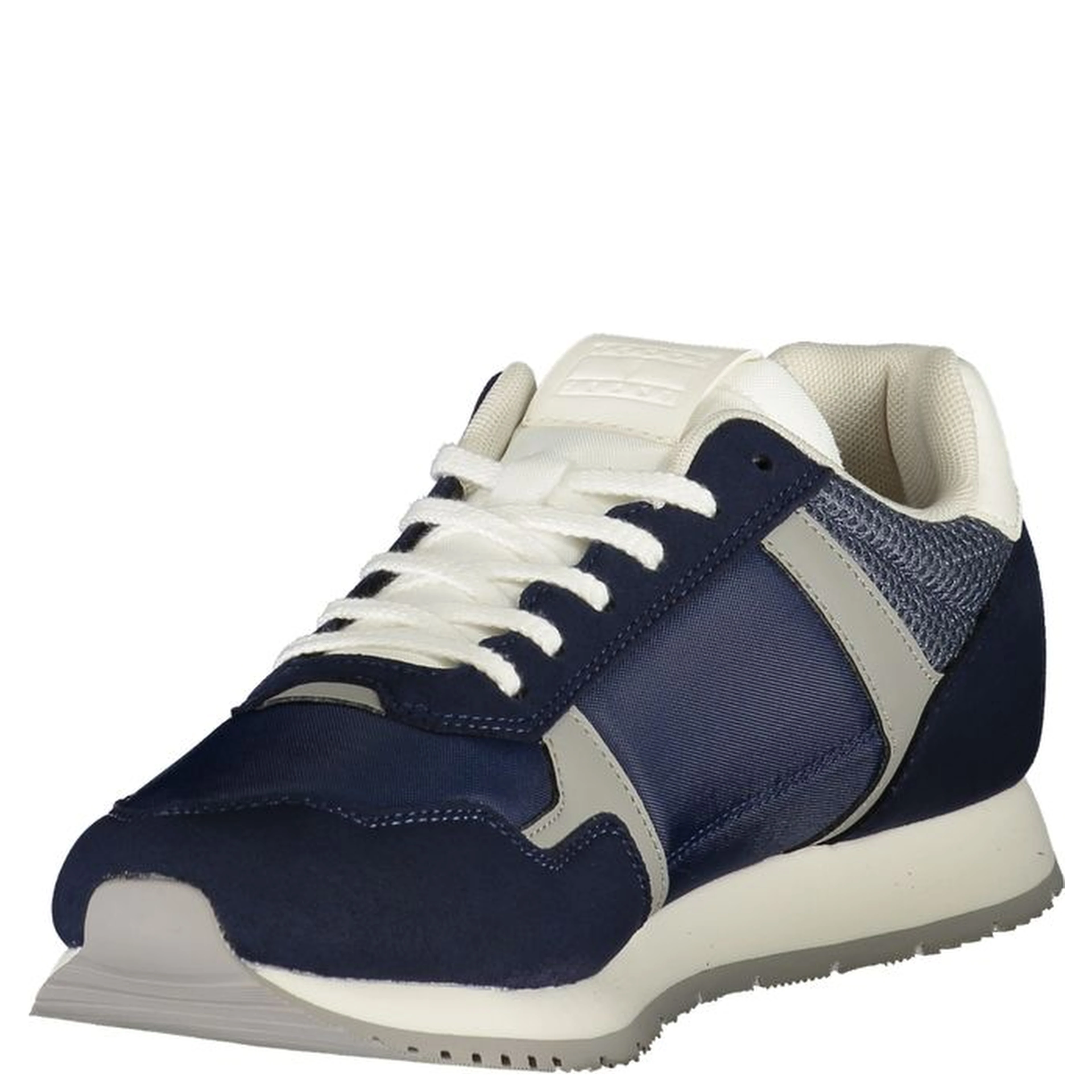 Blue Polyester Men Sneaker