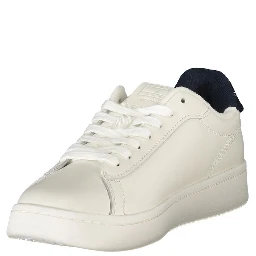 White Leather Women Sneaker