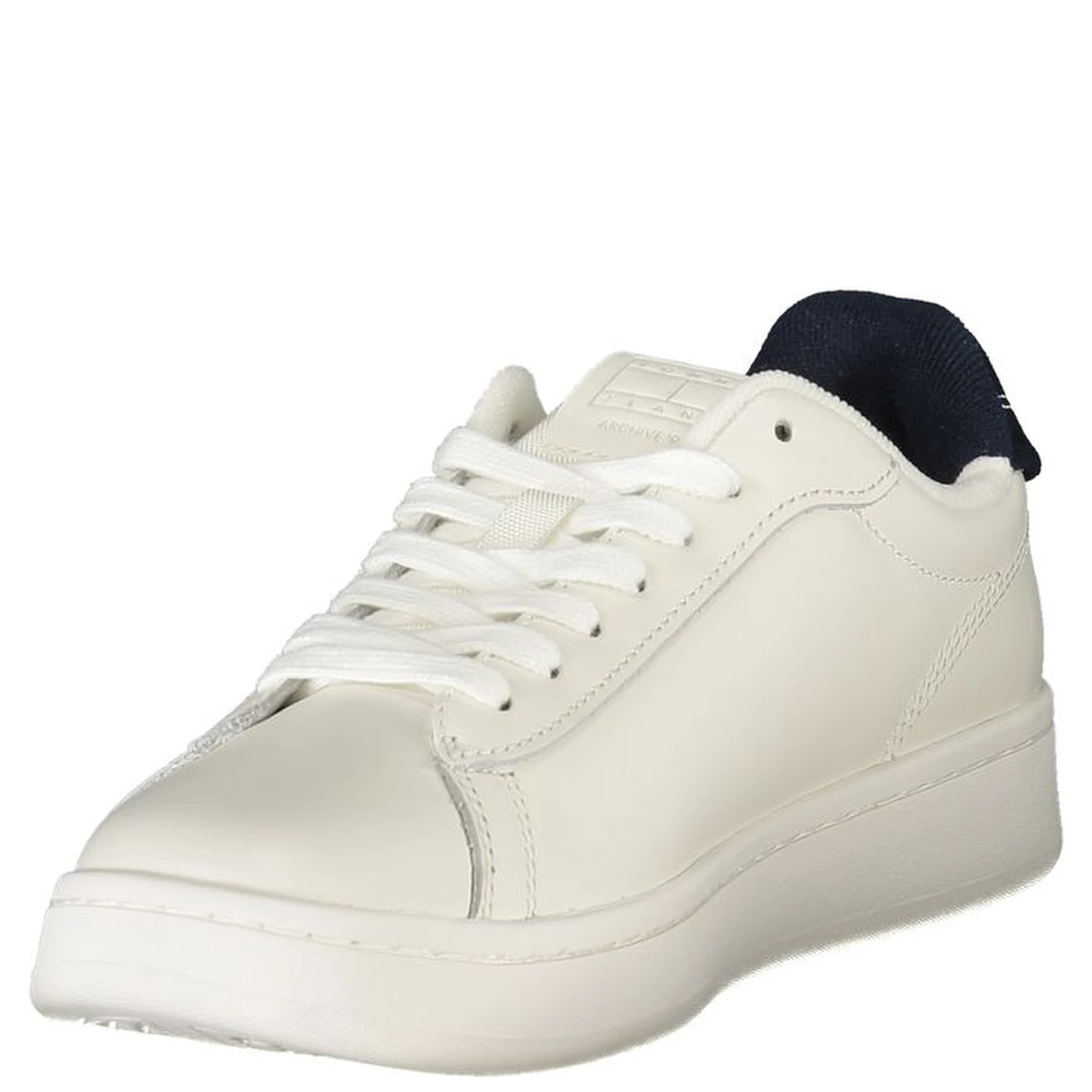 White Leather Women Sneaker