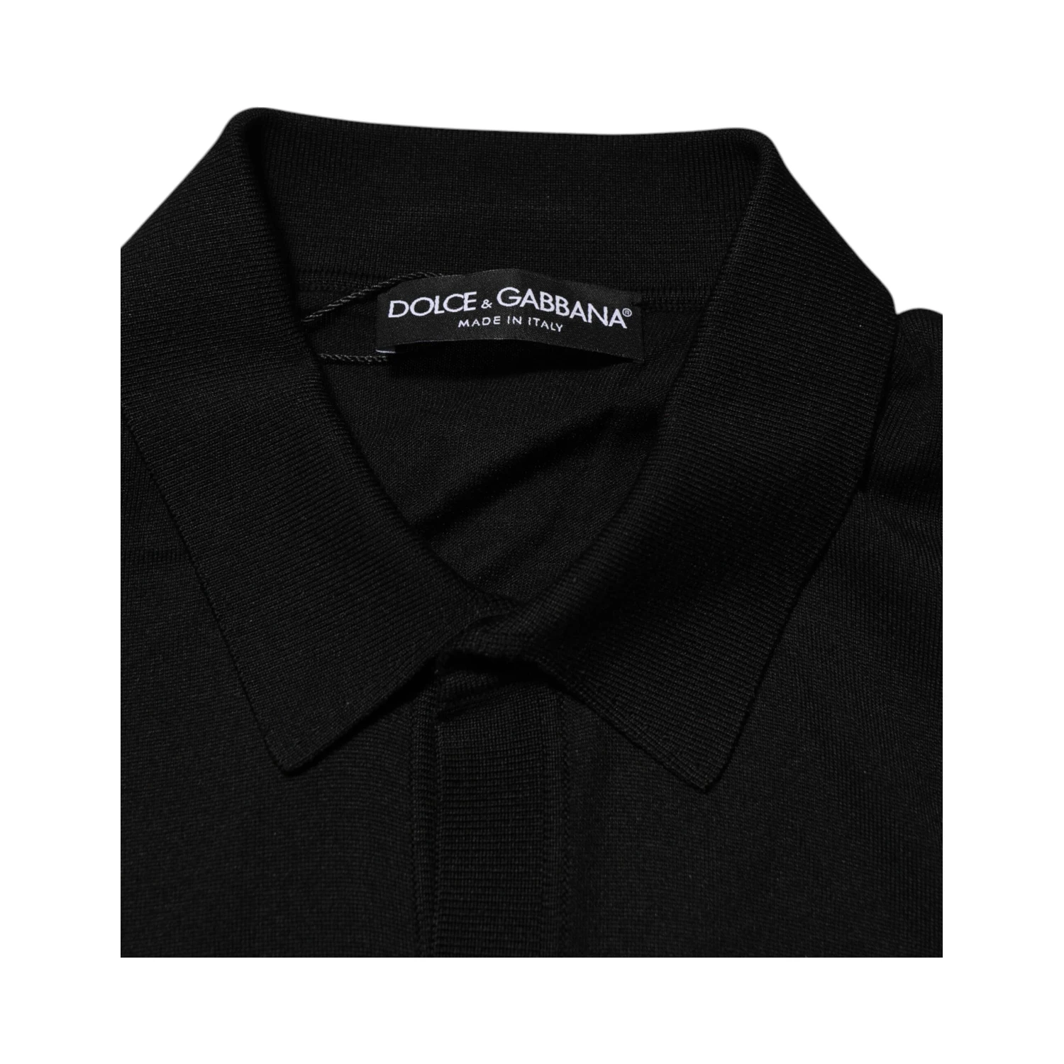 Black Silk Button Up Lightweight Sweater