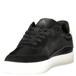 Black Leather Men Sneaker