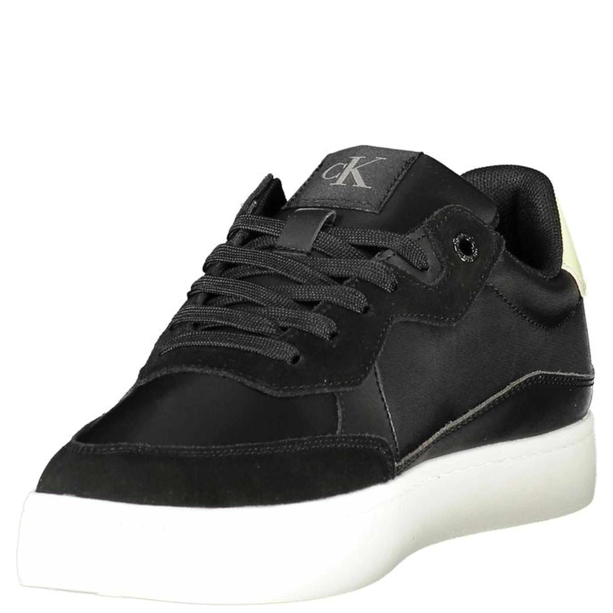 Black Leather Men Sneaker