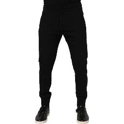 Black Cotton Jogger Jogging Men Trouser Pants