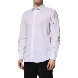 White Cotton STAFF Long Sleeves Forma Shirt