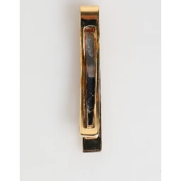 Multicolor Gold Tone Brass Men's Accessory Tie Clip Bar