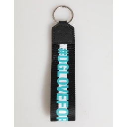 Multicolor Logo Polyester Brass Holder Keychain Keyring