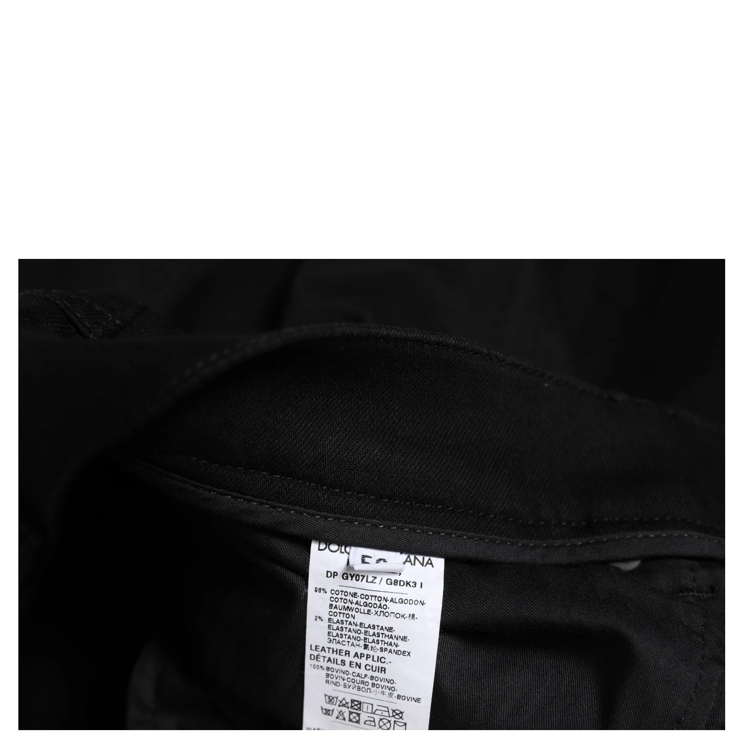 Black Cotton Skinny Jeans Men Trouser Pants