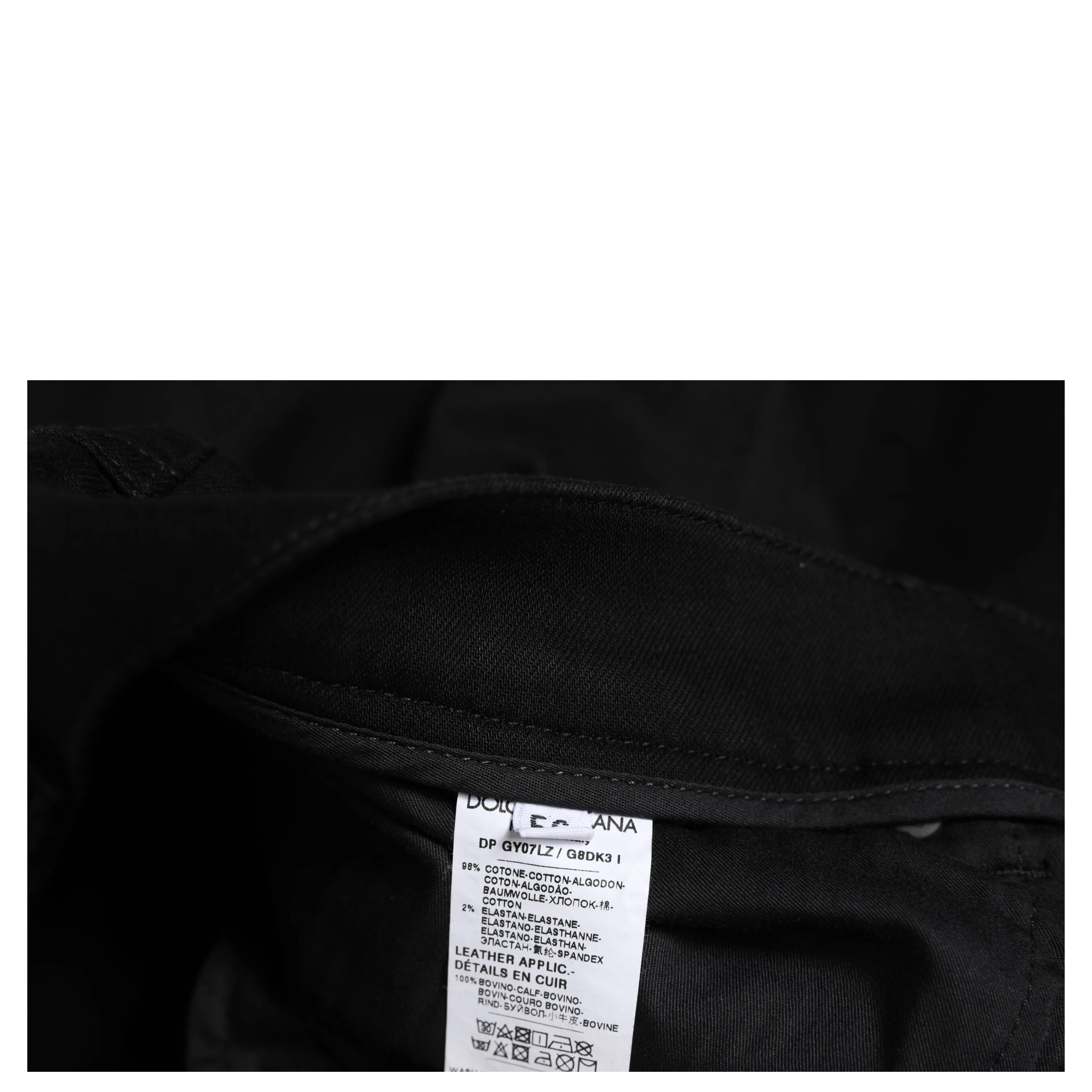 Black Cotton Skinny Jeans Men Trouser Pants