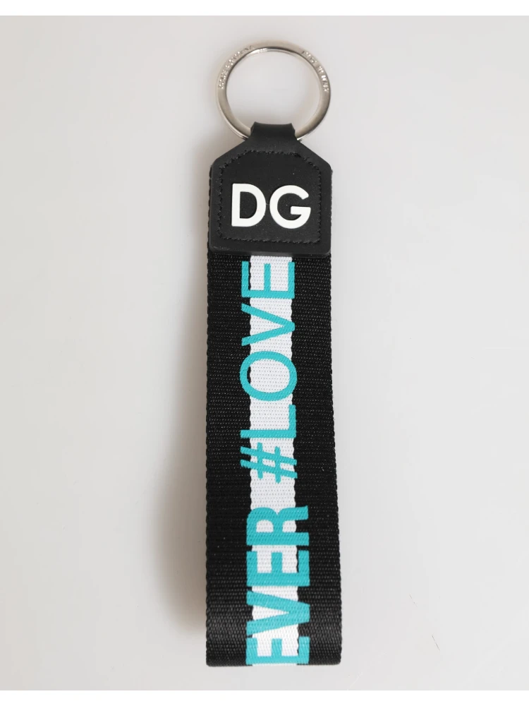 Multicolor Logo Polyester Brass Holder Keychain Keyring alternative