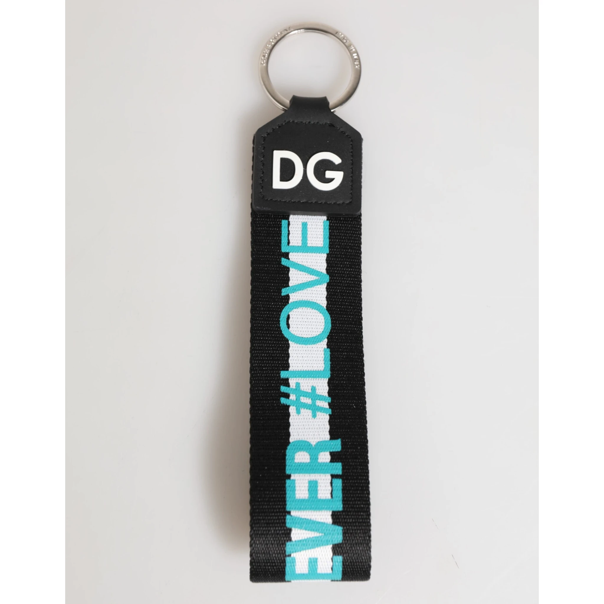 Multicolor Logo Polyester Brass Holder Keychain Keyring