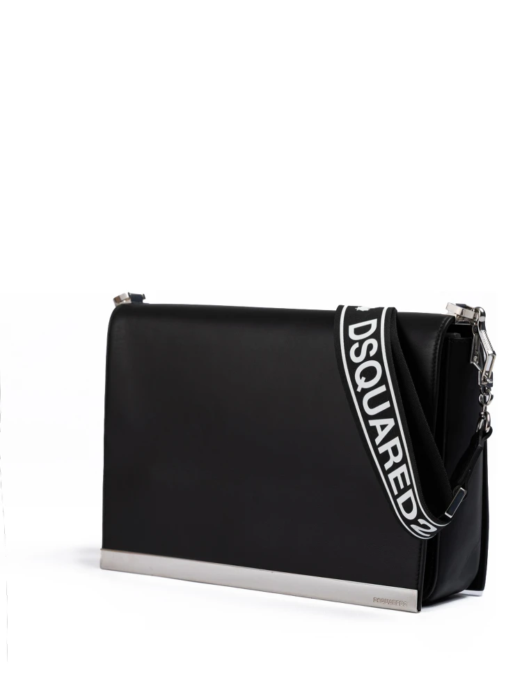 Black Leather Messenger Bag alternative