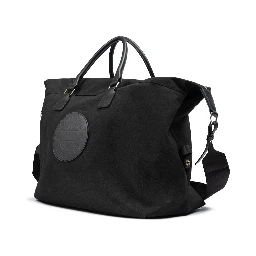 Black Fabric Weekend Travel Bag
