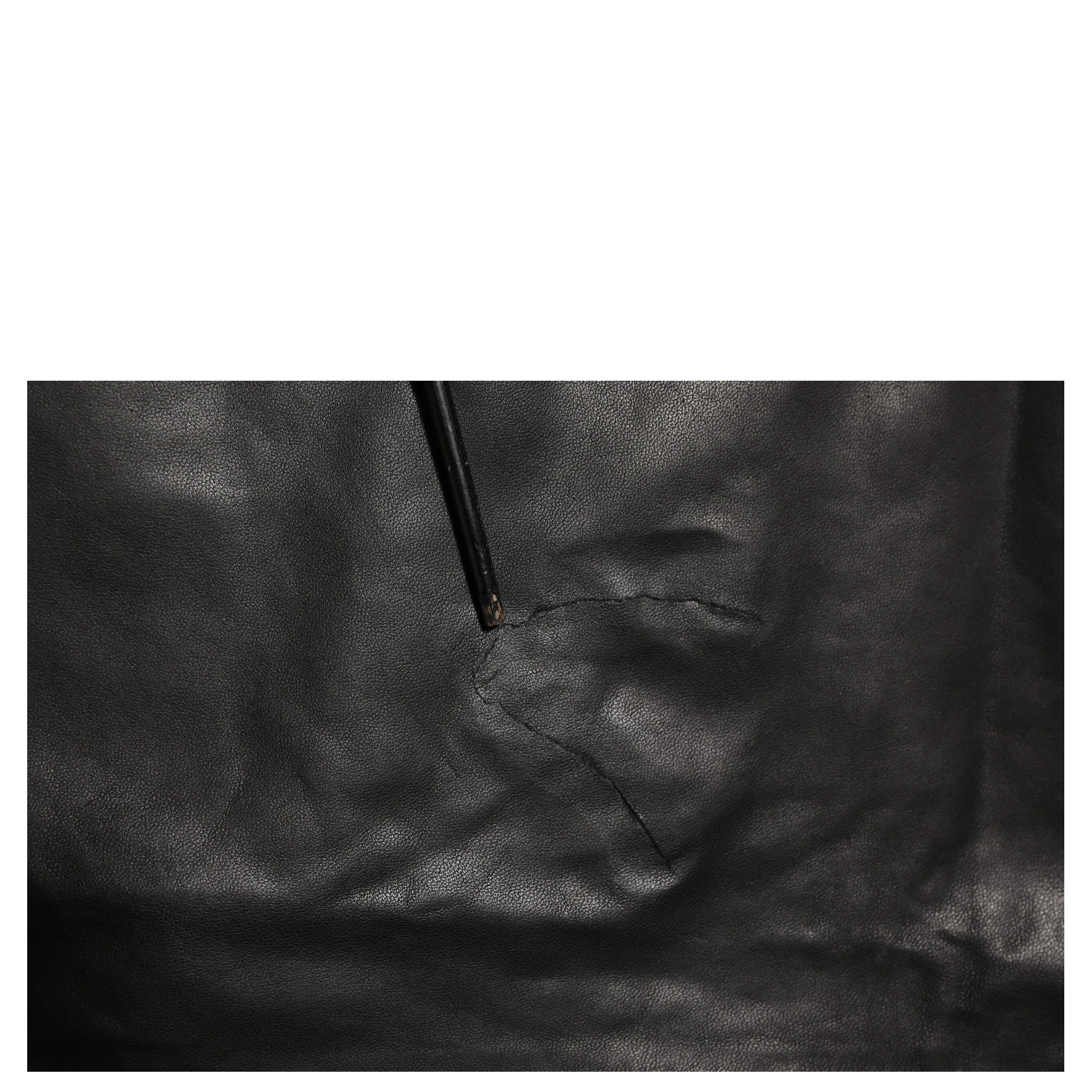 Black Lamb Leather Trousers Men Pants