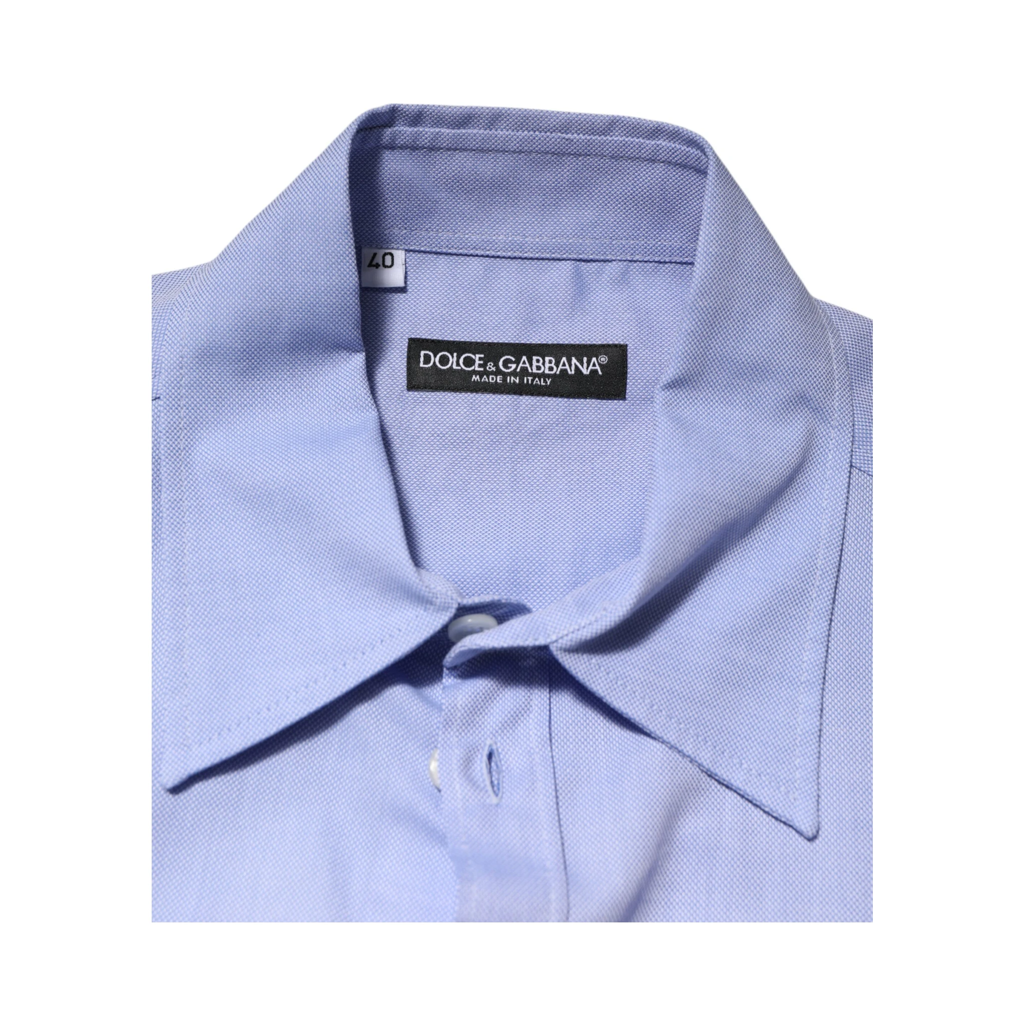 Light Blue Cotton Teddy Bear Long Sleeve Shirt
