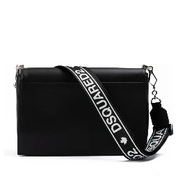 Black Leather Messenger Bag