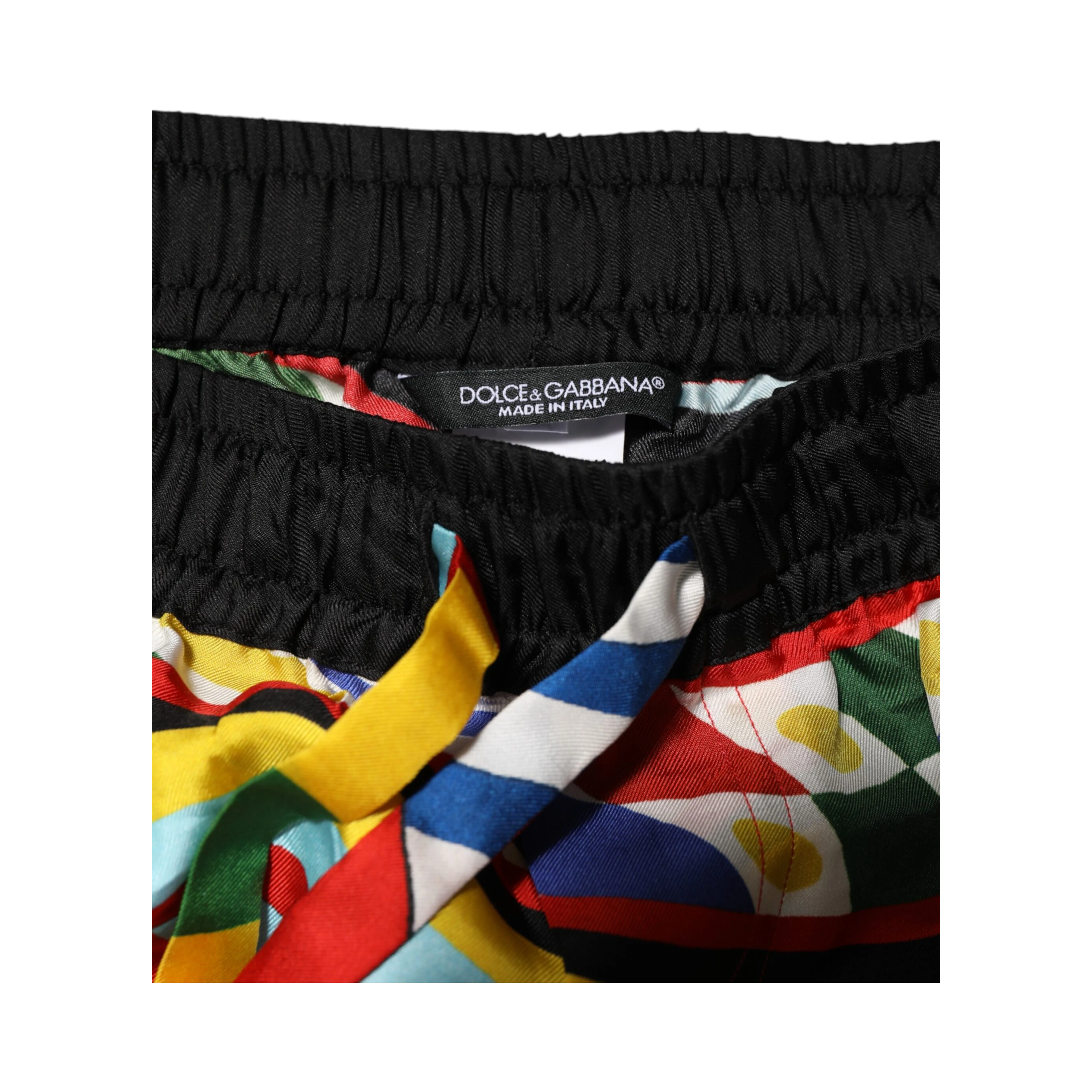 Multicolor Sicilian Carretto Shorts Swimwear