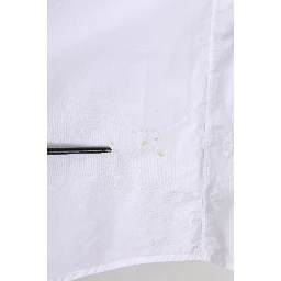 White Cotton Crown Collar GOLD Formal Shirt
